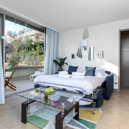Air-Conditioned Apartment With Sea View Furnished Terrace & Parking Cap-d'Ail Exterior photo