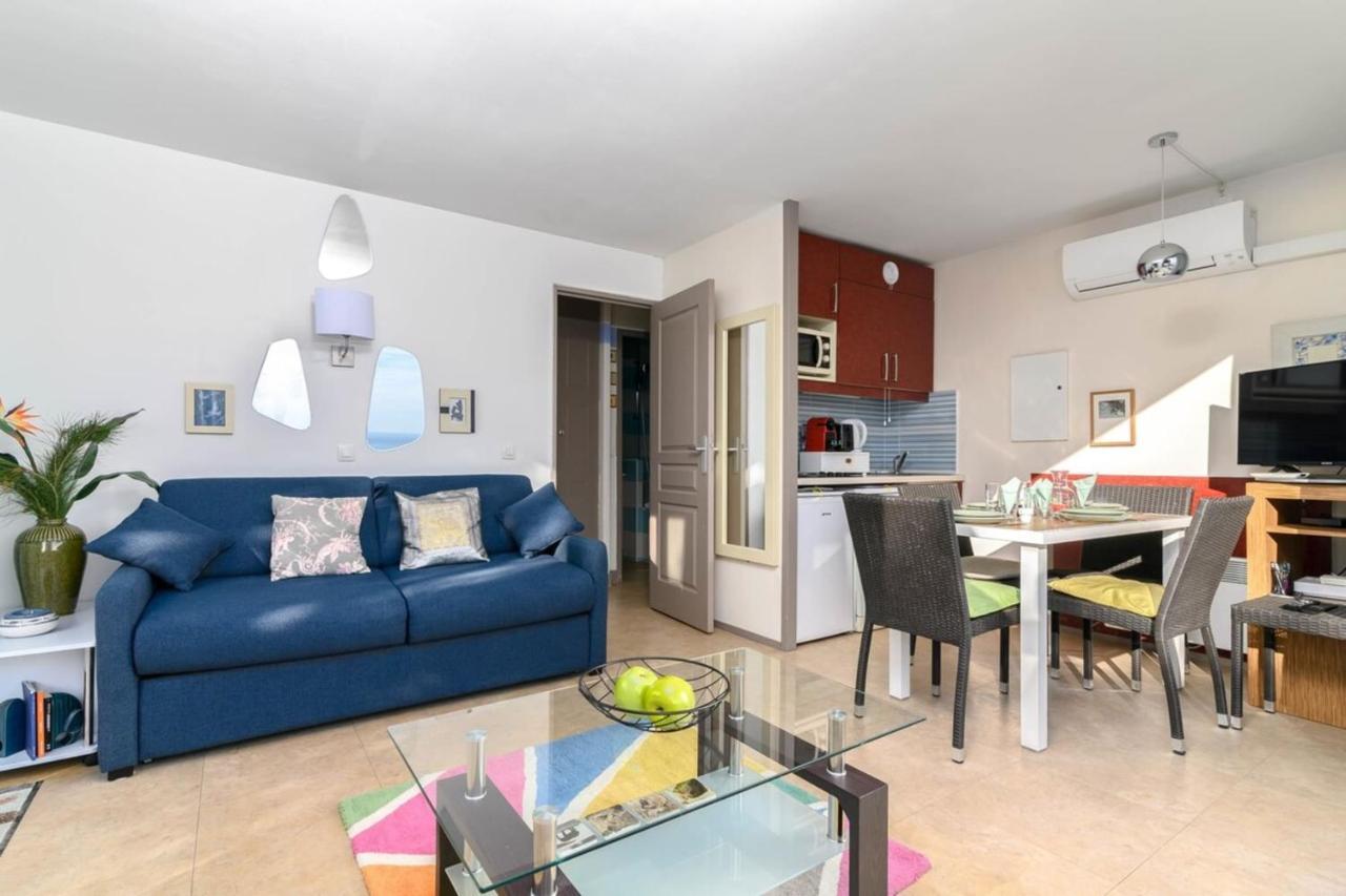 Air-Conditioned Apartment With Sea View Furnished Terrace & Parking Cap-d'Ail Exterior photo