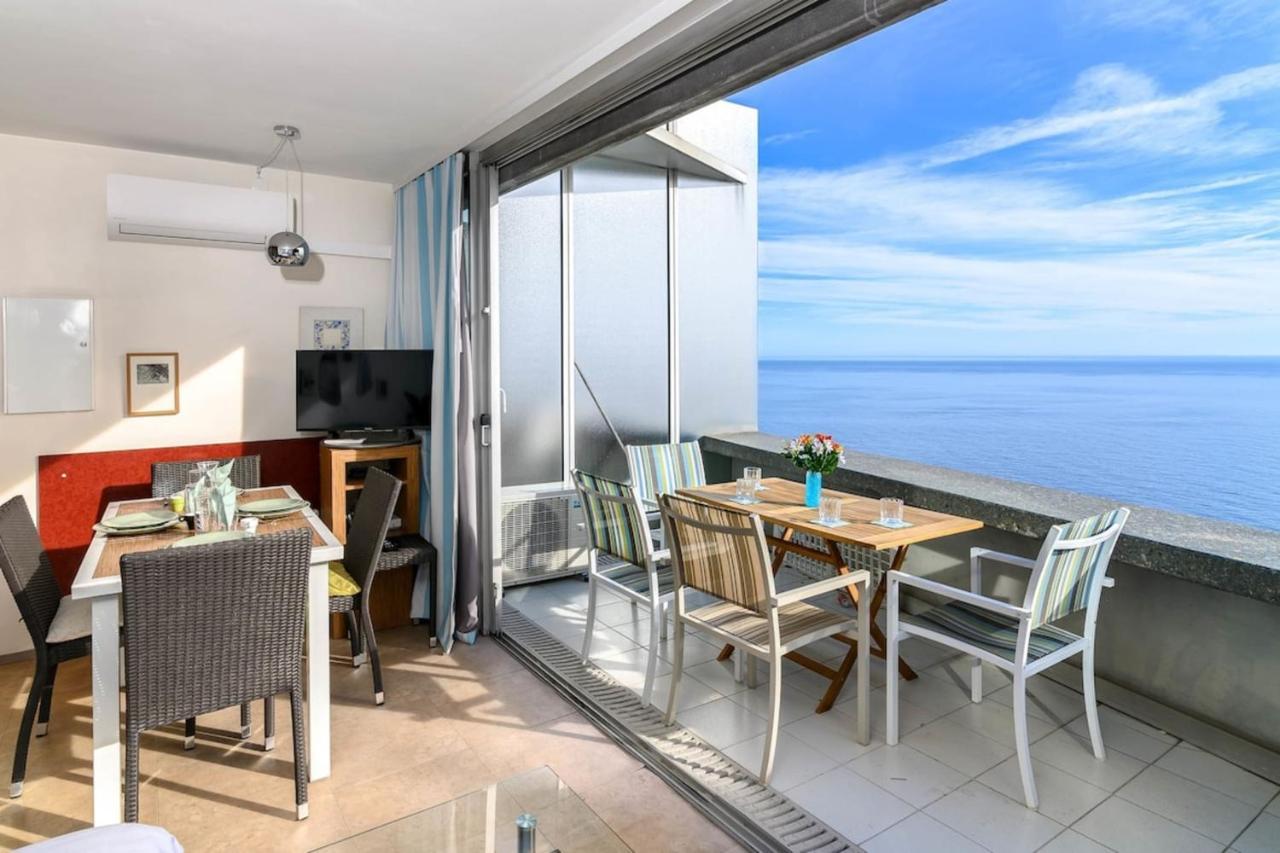 Air-Conditioned Apartment With Sea View Furnished Terrace & Parking Cap-d'Ail Exterior photo