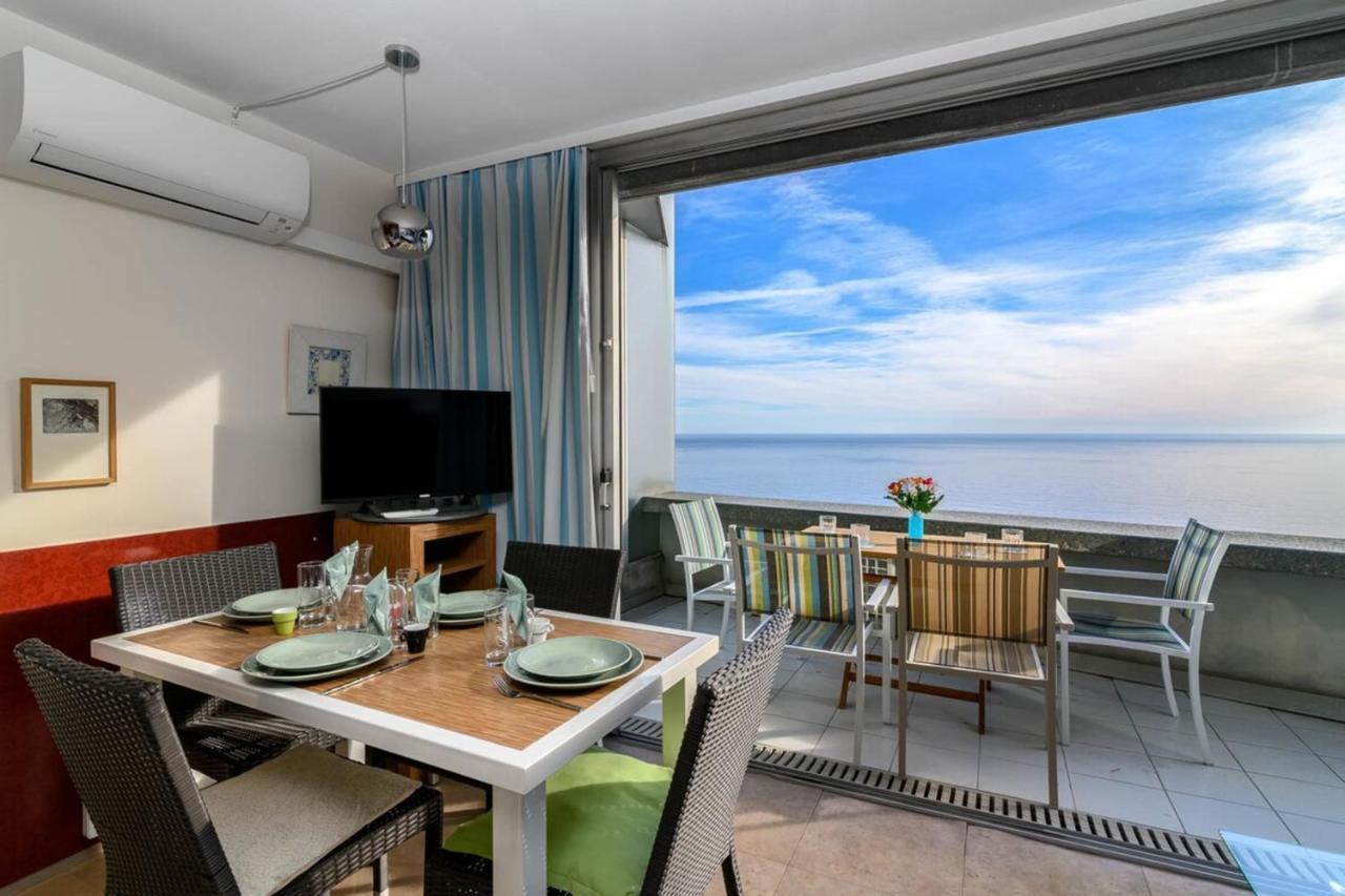 Air-Conditioned Apartment With Sea View Furnished Terrace & Parking Cap-d'Ail Exterior photo