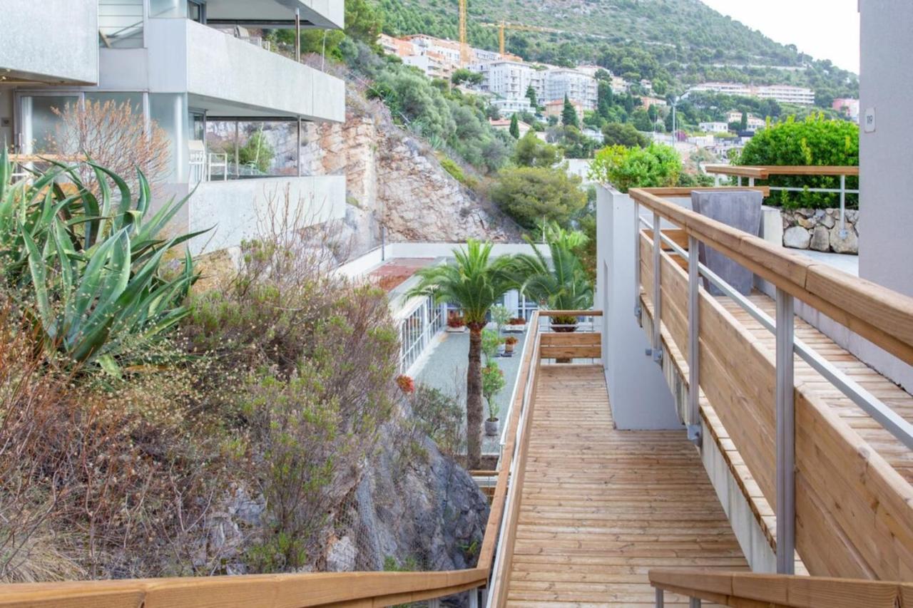 Air-Conditioned Apartment With Sea View Furnished Terrace & Parking Cap-d'Ail Exterior photo