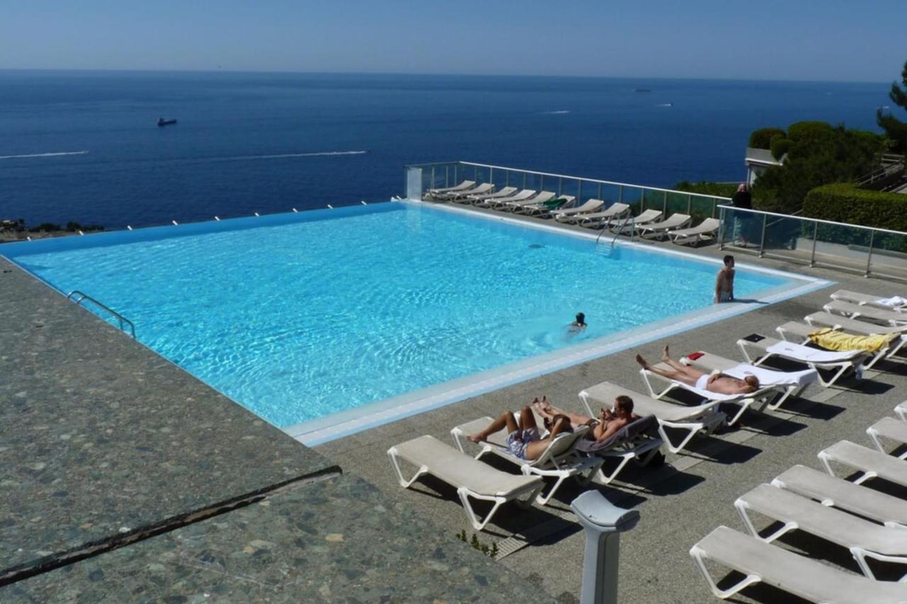 Air-Conditioned Apartment With Sea View Furnished Terrace & Parking Cap-d'Ail Exterior photo