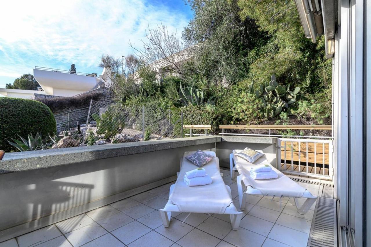 Air-Conditioned Apartment With Sea View Furnished Terrace & Parking Cap-d'Ail Exterior photo